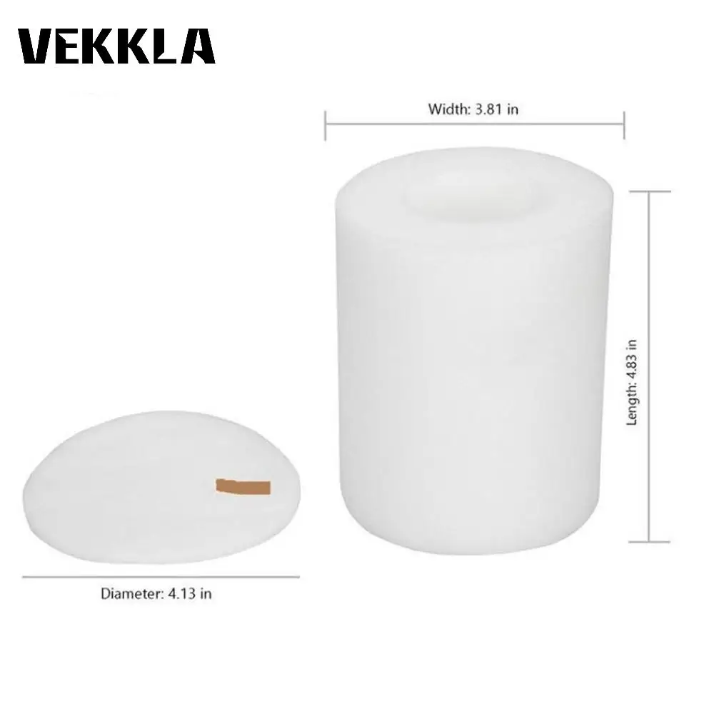 

2Pcs/Set Power Tool Accessories Vacuum Tool Washable Reusable Foam Felt Filter Fit For NV755 UV795 XFF755