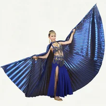 2018 piękny taniec brzucha Isis Wings orientalny Design nowe skrzydła bez patyków tanie tanio YI NA SHENG WU CN (pochodzenie) WOMEN Poliester