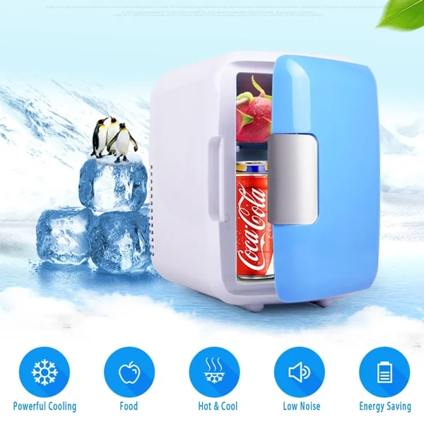 Мини портативный холодильник морозильная камера охладитель пива двойного назначения теплый плед для авто автомобиля Дома Офиса спального