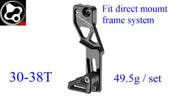 

FOURIERS Bike Bicycle Aluminum alloy full CNC Direct Mount Chain Guide Catcher Keeper 1*System Single Ring Chain Device 30T-38T