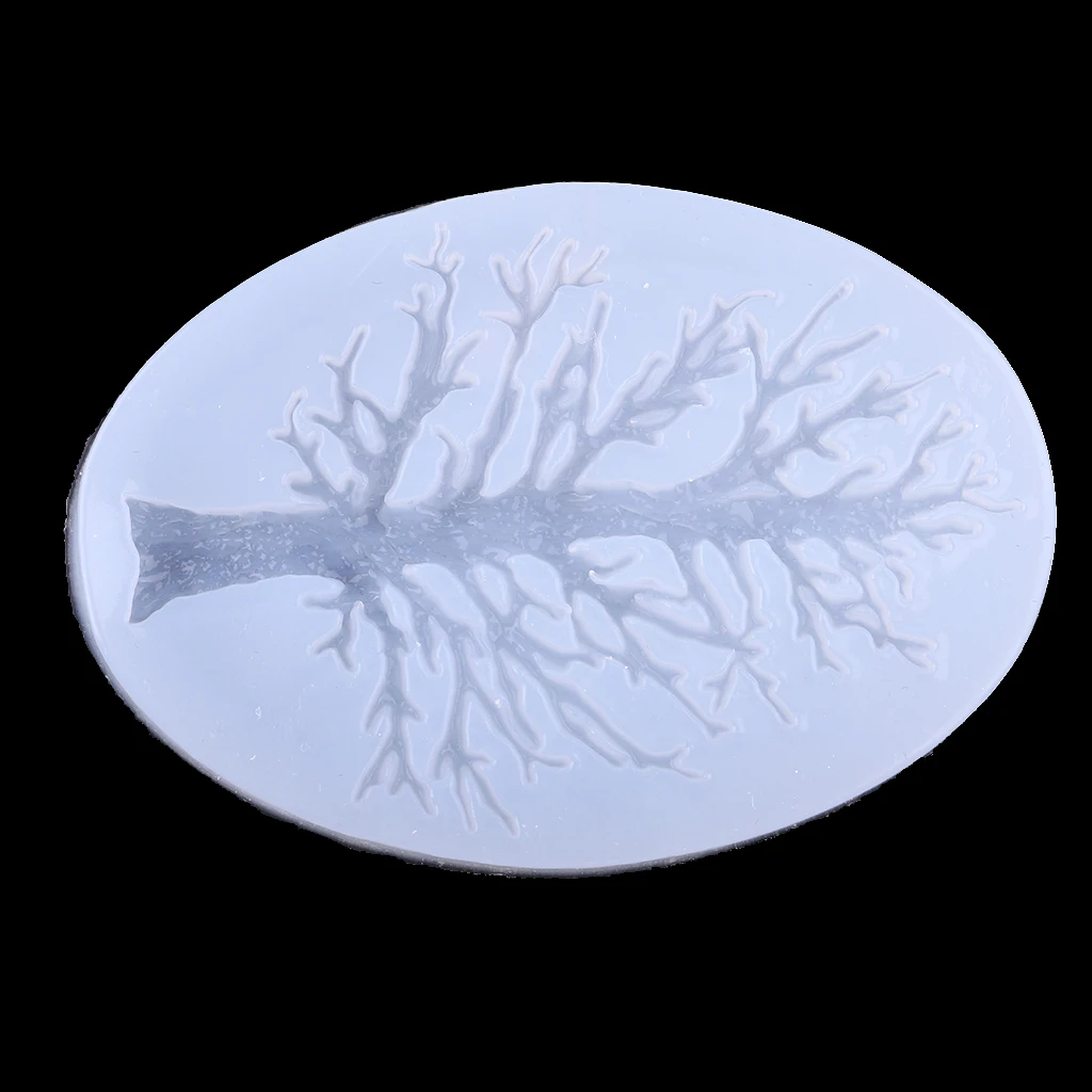 Tree Shape Silicone Molds for Resin Casting Jewelry Making Crystal Ornament DIY Craft Tools