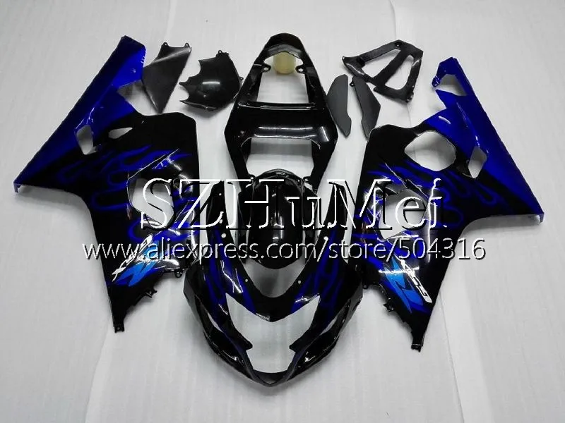 No. 14 Комбинезоны для SUZUKI Зеленый пламя GSXR 600 R600 GSXR 750 04 05 K4 GSX-R750 30SH3 GSX-R600 GSXR750 04 05 GSXR600 2004 2005 обтекатели - Цвет: No. 14