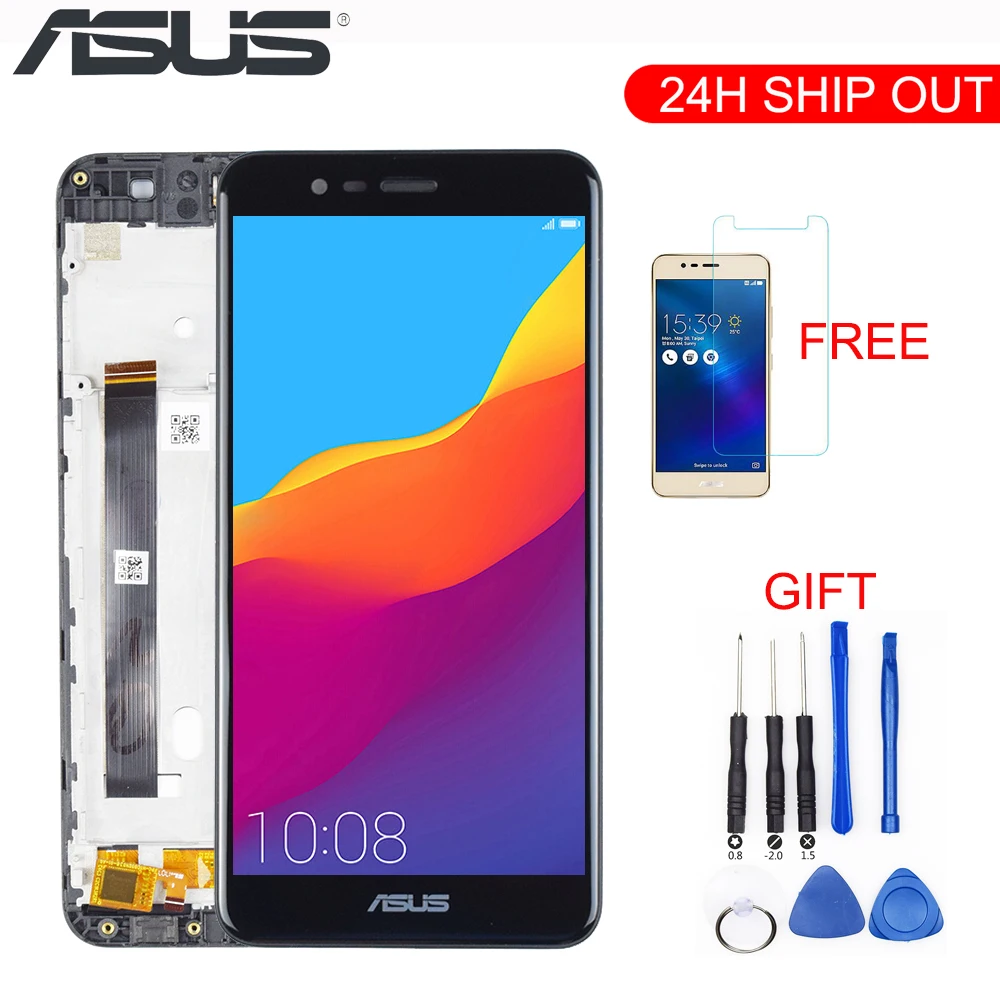 Beste Originele 5.2 Voor Asus Zenfone 3 Max ZC520TL Display LCD Touch Screen Digitizer Vergadering X008D ZC520TL LCD Display