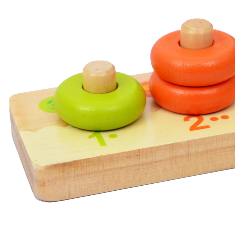 Набор деревянных игрушек красочные детские игрушки Монтессори Обучающие 10 уровней облака вычисления бусины деревянные математические детские игрушки