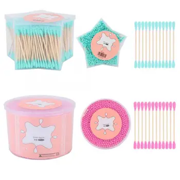 

500pcs Double-end Disposable Makeup Removal Cotton Swabs Sticks