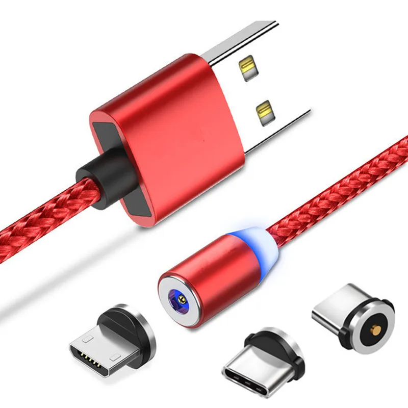 Магнитный кабель Micro USB type C провод зарядного устройства для samsung S10 A10 M10 J3 J5 A8 A7 Motorola