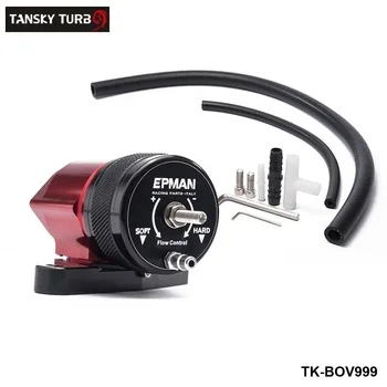 TANSKY - Car Racing Red & Black Intercooler Recirculation Blow Off Valve BOV Kit For 02-07 WRX 04-17 STi TK-BOV999