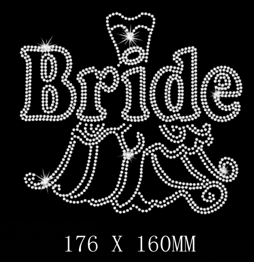 Free shipping 20PCS/LOT Custom Hot Fix Rhinestone Iron On Transfers
