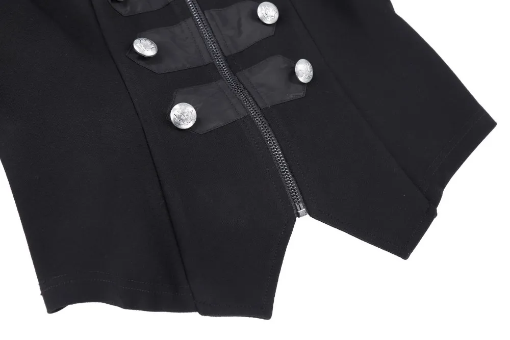 Kate Kasin военная куртка женская черная с длинным рукавом Кнопка украшенная молния винтажные готические куртки в викторианском стиле корсет верхняя одежда