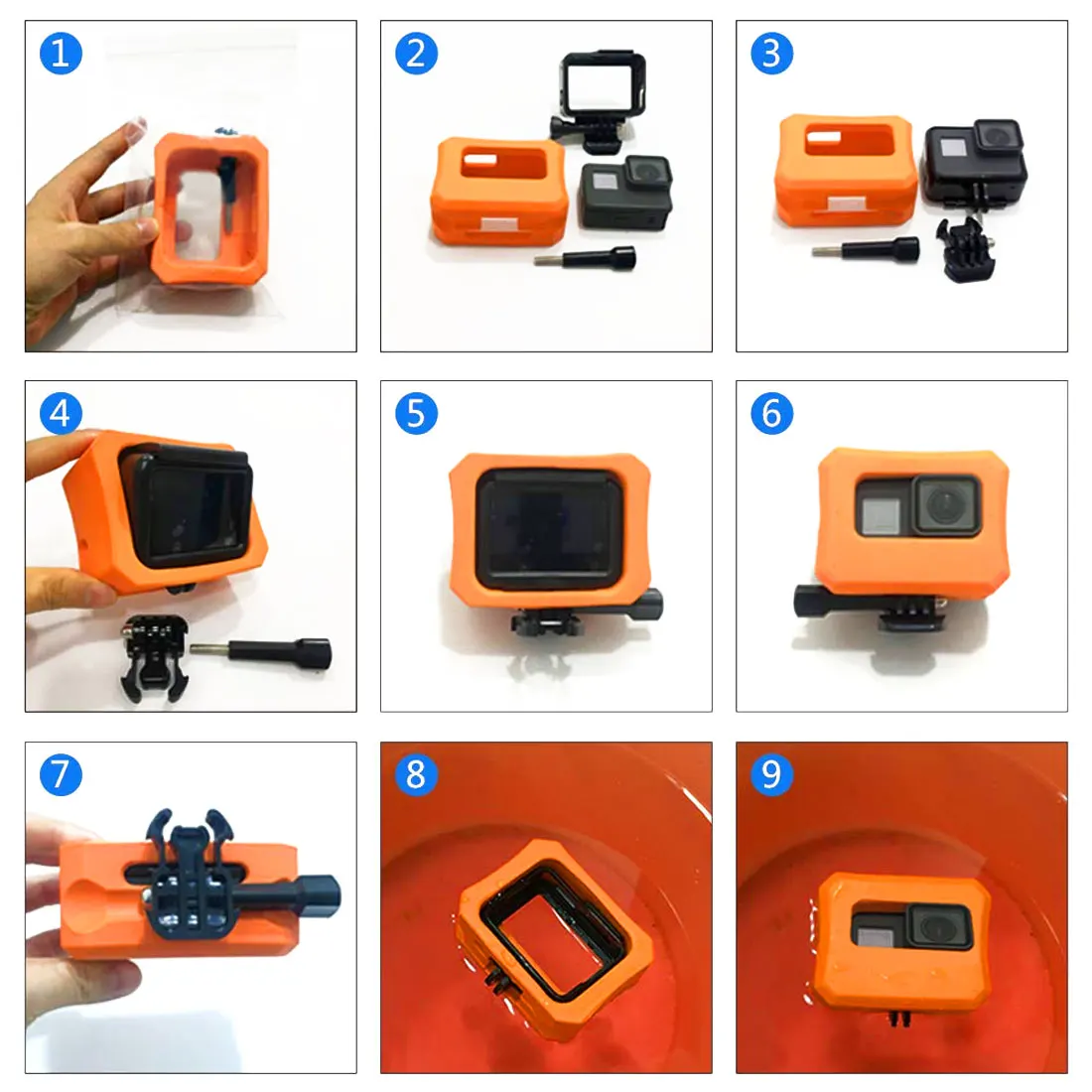 Цветной защитный чехол EVA Frame для GoPro Hero 5 6 7 защитный чехол для Go Pro 5 Аксессуары для камеры