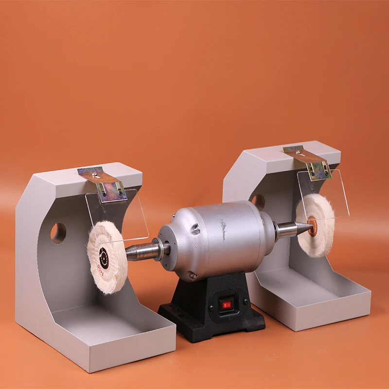 Double Motor Dental Lab Cutting And Polishing Lathe For Polishing
