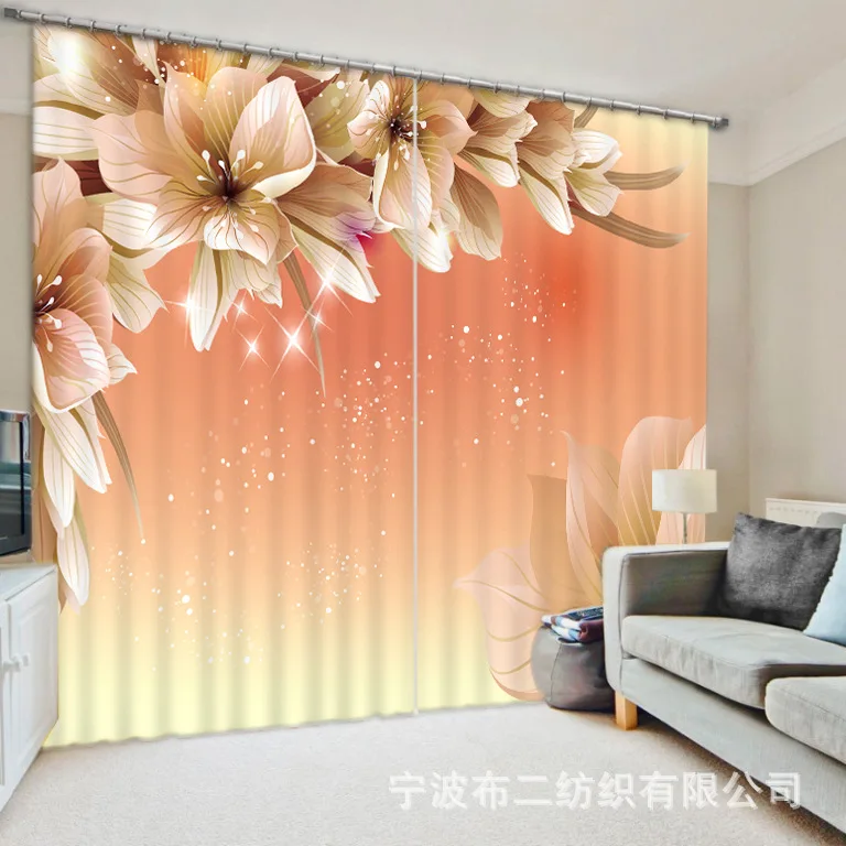 

yellow Curtain Luxury Blackout 3D Window Curtains For Living Room Bedroom Drapes Cortinas Rideaux Customized size Cushions cover