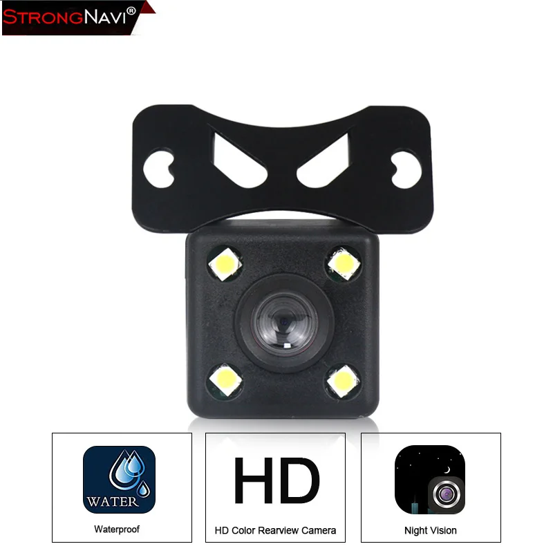 

Car Rear View Camera 4 LED Night Vision Reversing Auto Parking Monitor CCD Waterproof HD Video