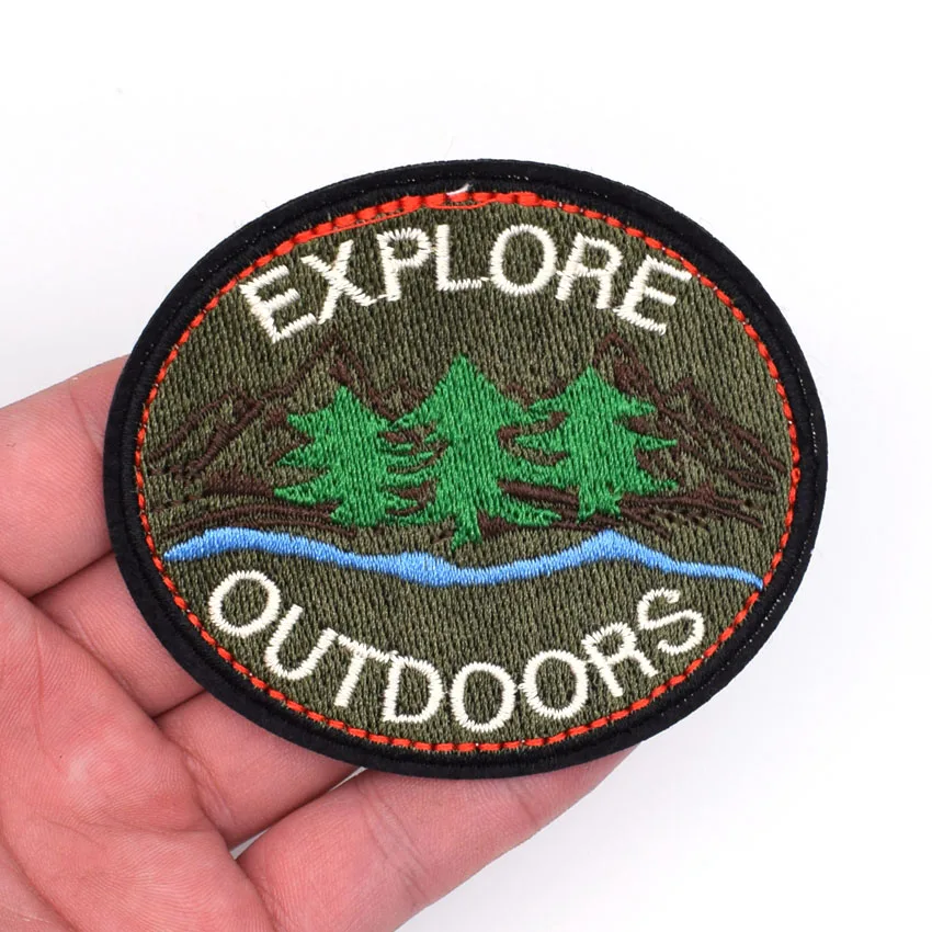 

1Pcs New SPACE EXPLORER Iron On Badge Patches Embroidered Applique Sewing Patch Clothes Stickers Garment Apparel Accessories