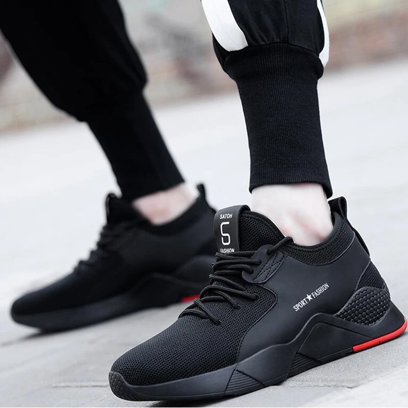 

large size mens fashion steel toe cover work safety shoes outdoor construction worker shoe tooling security boots protective man