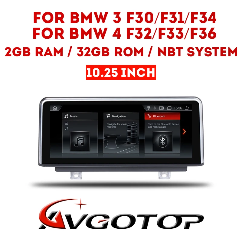 

AVGOTOP CAR DVD PLAYER for BMW 3 Series F30/F31/F34(2013-2016) For BMW 4SeriesF32/F33/F36 2013 DVR/WIFI+DSP+DAB+OBD NAVIGATION