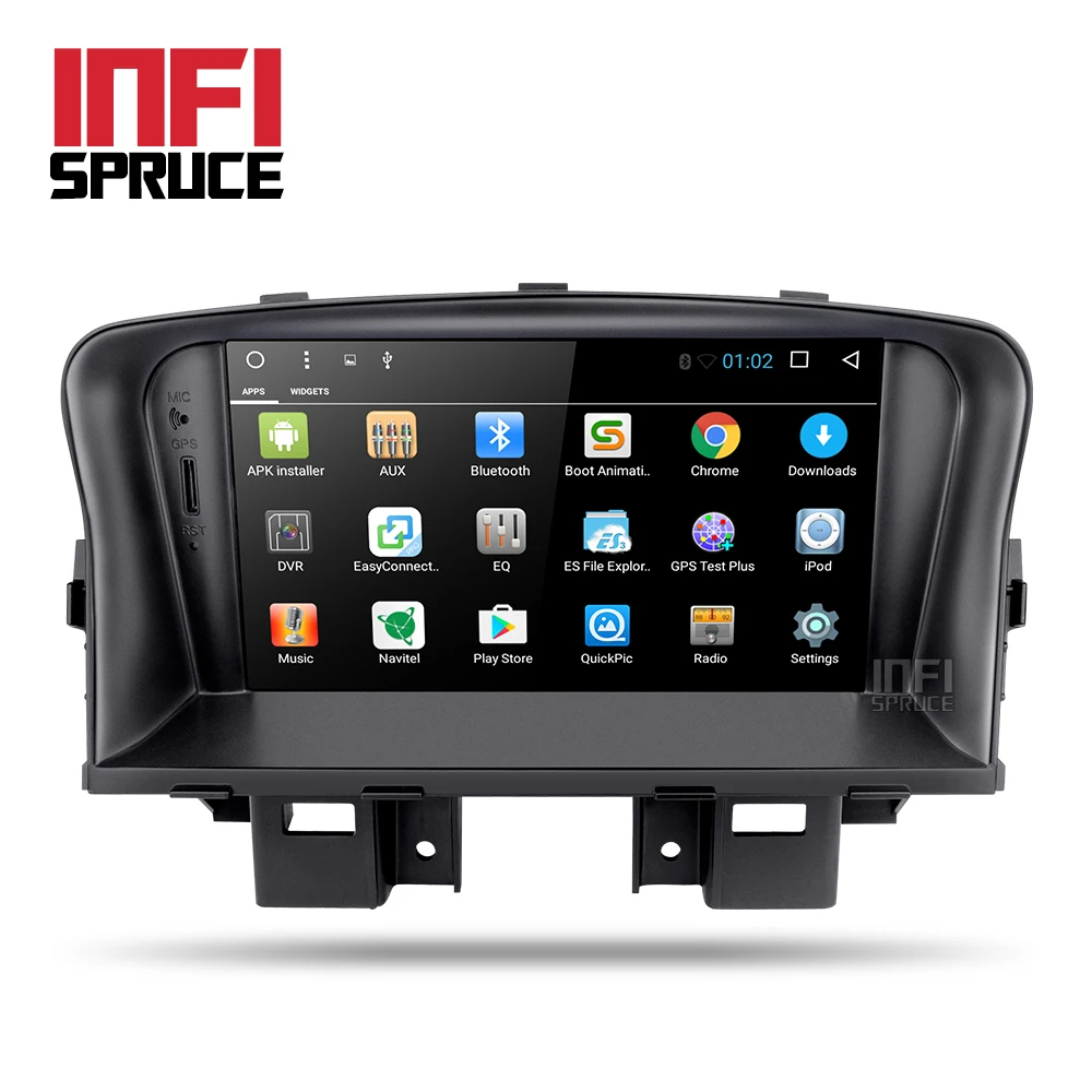 Discount Car dvd player GPS for Chevrolet Cruze 2008-2012 with GPS Navigation Radio 2 din car stereo Android 8.1 2G+32G wifi media player 2