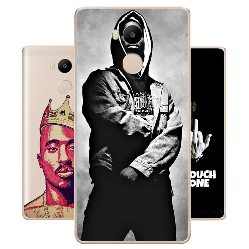 DREAMFOX M362 2pac Eminem Soft TPU Silicone Case Cover For Xiaomi Redmi Note 3 4 5 Plus 3S 4A 4X 5A Pro Global |
