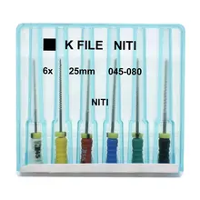 Зубные инструменты NITI K напильники K-FILES рук применение напильники endontic корневой канал никелевый Титан стоматолог инструмент