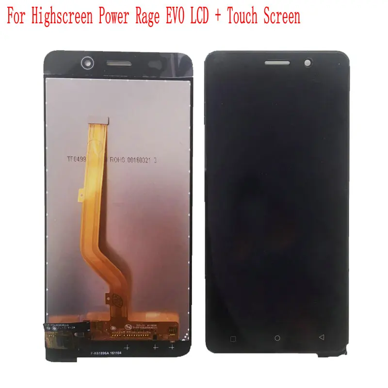 

For Highscreen Power Rage EVO LCD Display Touch Screen Mobile Phone Parts For Highscreen Power Rage EVO LCD Free Tools