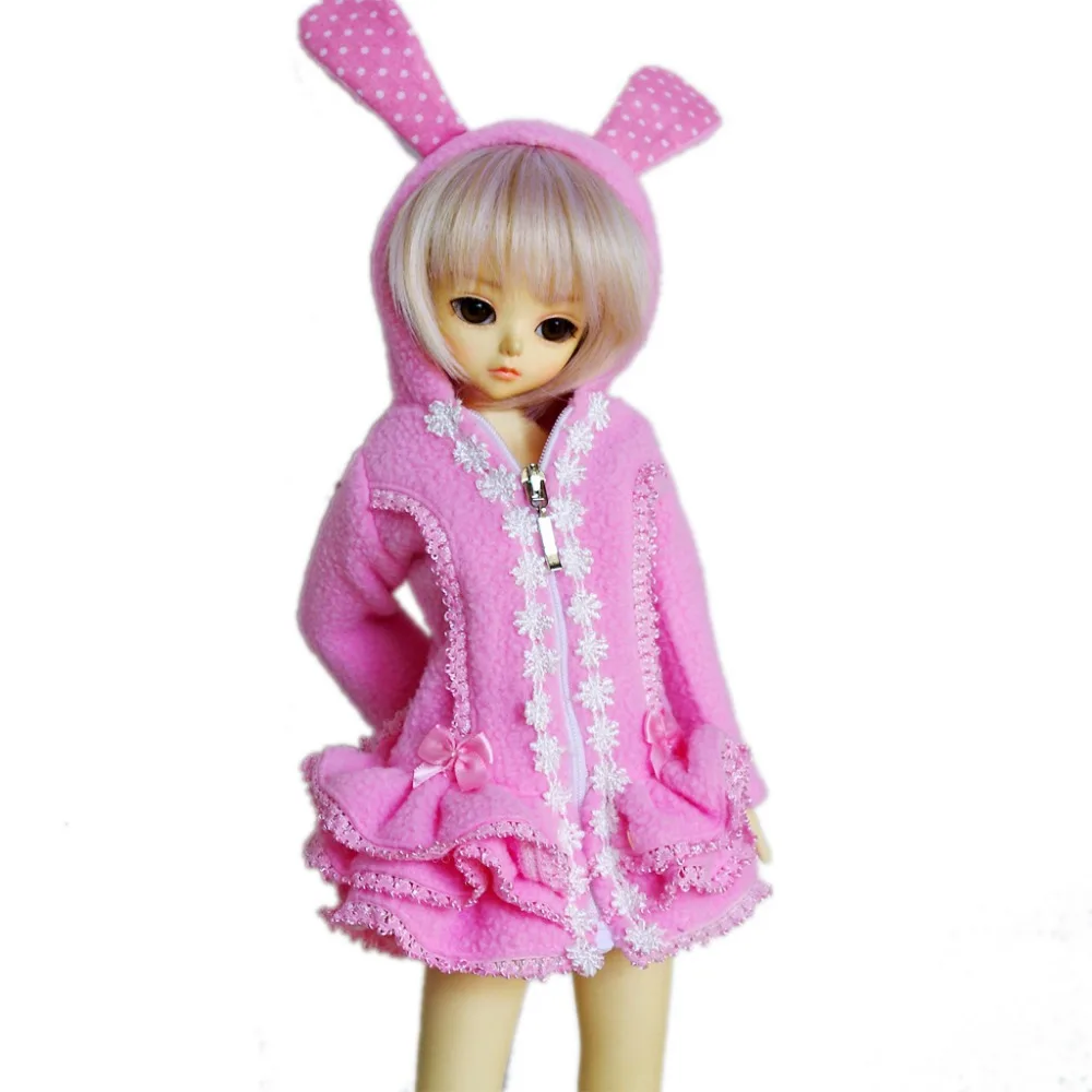 PF 600# Pink Hooded Jacket Clothing 1//4 MSD DOD BJD Dollfie Clothes