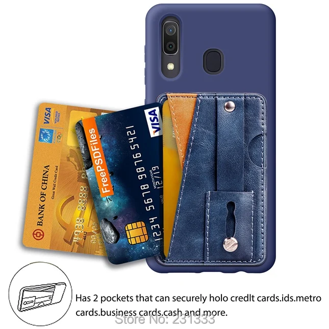 

C-ku ID Card Slot Soft TPU Leather Case For Huawei Honor 9X 20 PRO For One Plus 7 PRO Veneer Gluing Stand Cover Skin Luxury 1pcs