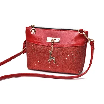 

Women Bags Fashion Girl Bling Sequins Flap Pretty Deer Crossbody Shoulder bolsos mujer sac a main femme de marque soldes