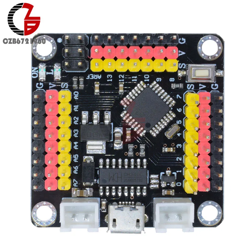 CH340 CH340G ttl USB NANO V3.0 Atmega328 Pro мини Сильный модуль Atmega328P Микроконтроллер плата для Arduino IIC IEC SPI