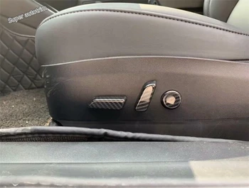 

Lapetus Accessories Interior Seat Adjustment Button Switch Cover Trim ABS Fit For Tesla Model 3 2018 - 2020 Carbon Fiber Look