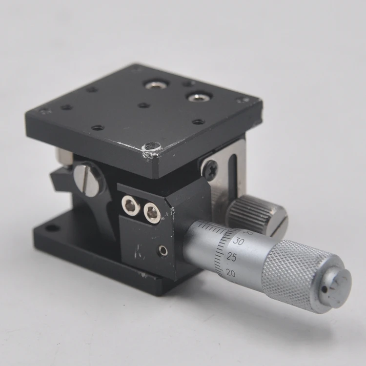 

Z-Axis Horizontal Cross Roller Guide Stage Table Size 40mm Aluminum alloy for optical manual sliding table
