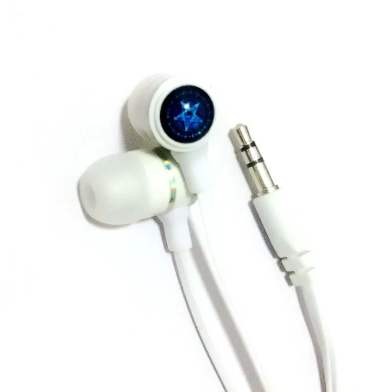 Anime Black Butler Sebastian Logo In ear Earbuds Earphone Stereo Bass Quality Music Earphones Brand font