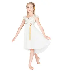 Белый блестками платье балетная юбка для танцев балетное платье-пачка, балетное платье для Для детей Танцы Costum Танцы одежда
