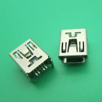 

50pcs/lot for PS3 controller tablet Mini USB Data power dc jack 5 pin 5pin socket female Connector plug charger charging port