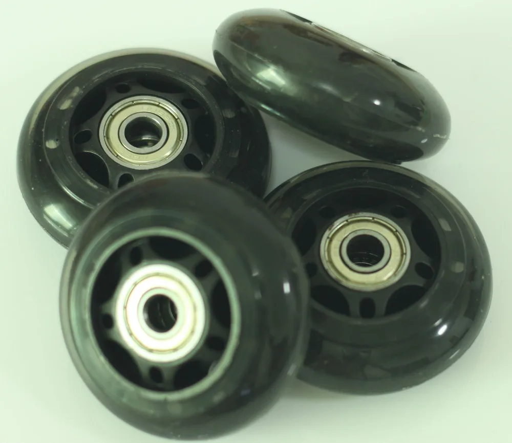 

4x DIY Camera Dolly Track wheels table top skater rig rubber wheels bearings