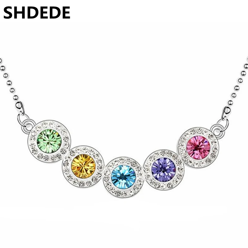 

SHDEDE Hot New 2018 Fashion Necklace Pendants For Women Jewelry Crystal from Swarovski Elements -10839