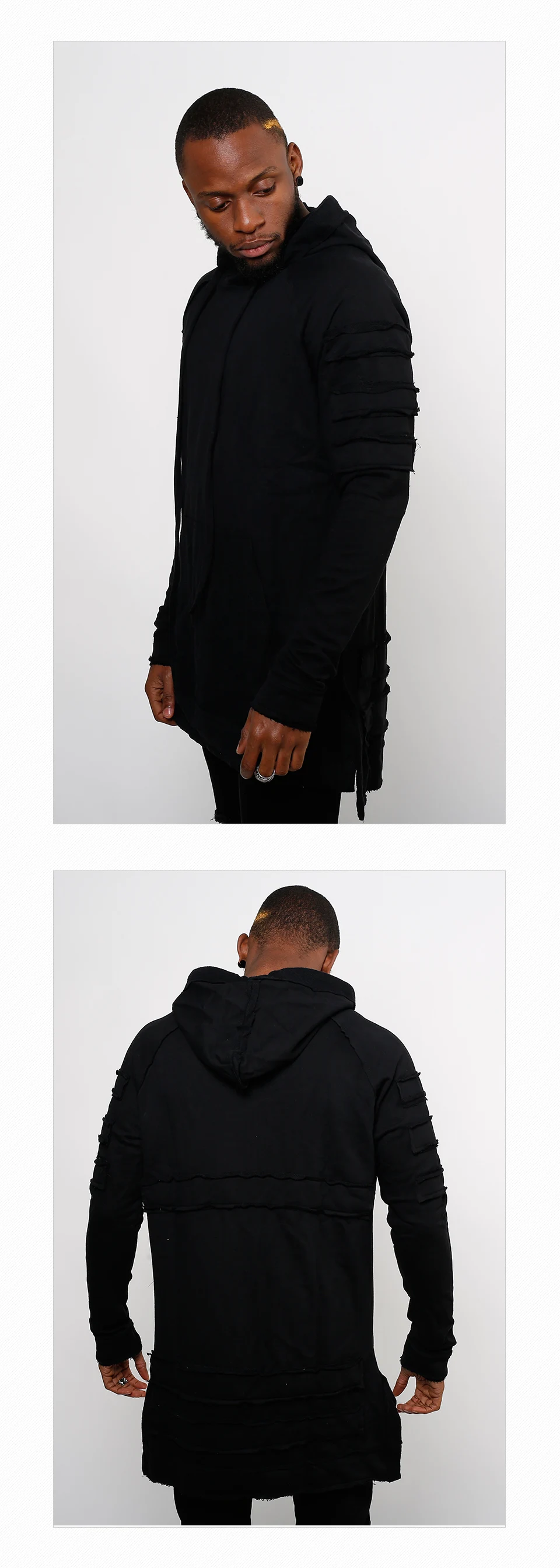 HEYGUYS дизайн толстовка рваные повреждения мужские цветные модные кофты фирменный дизайн Повседневный пуловер Осень Хип Хоп