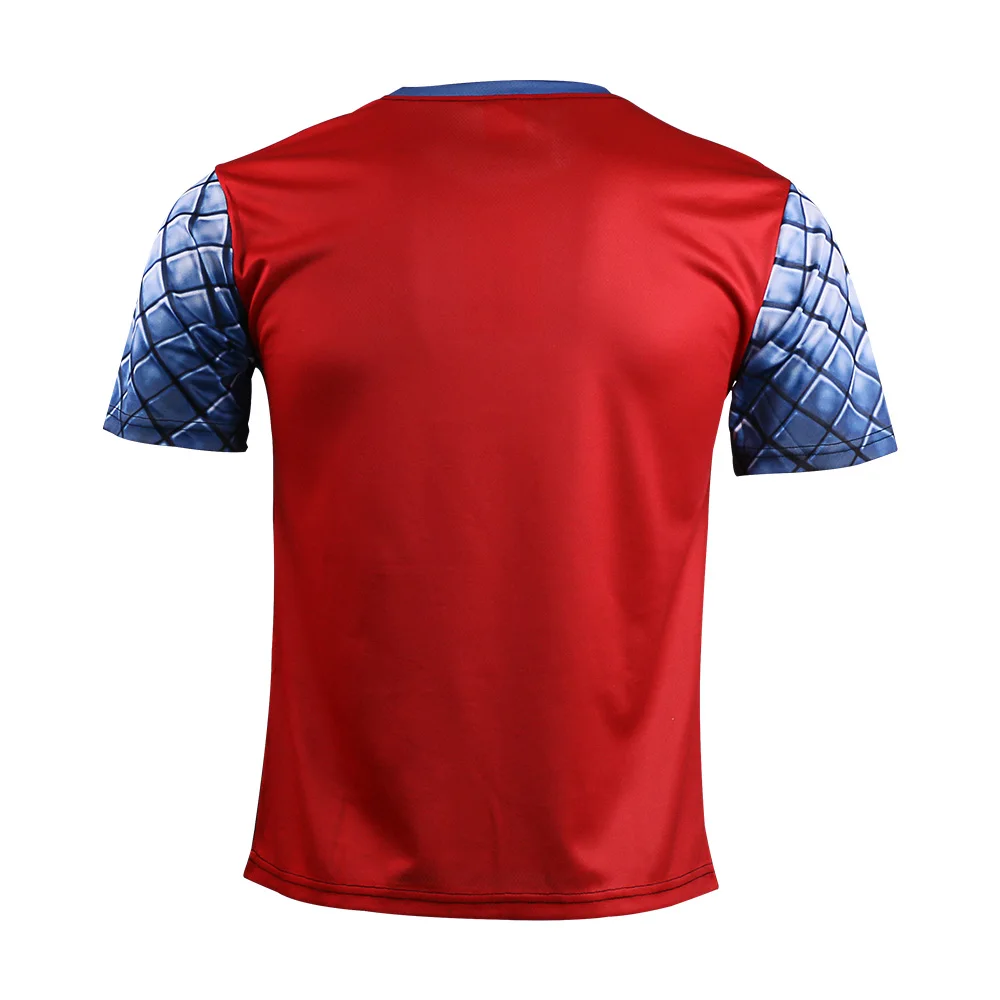 2017 Movie Thor 3 Ragnarok Chris Heimsworth T-shirt Short Sleeve Tee Superman Polyester Man Boy Cosplay Halloween Party (17)