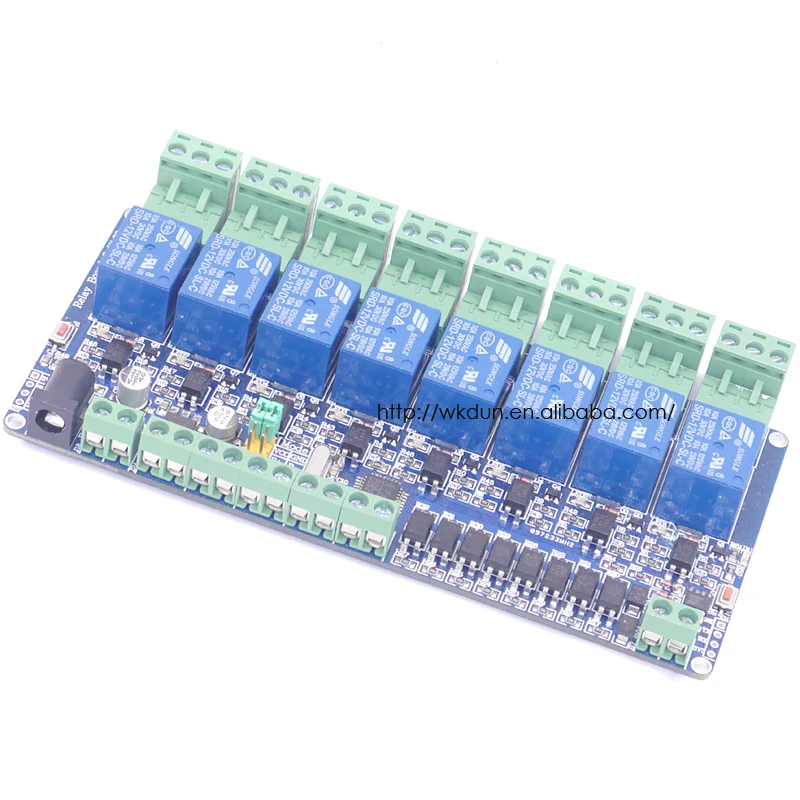 

2017 New Arrival!!! Free Shipping 8-CH MODBUS RTU RS485 Network Expansion Board RS485 (Modbus RTU Mode)