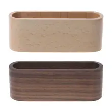 Деревянный стол визитная карточка стенд Памятка держатель коробка для хранения Органайзер орех бук дерево