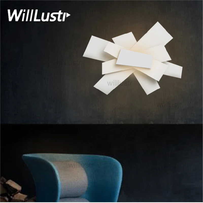 

Big Bang Wall Lamp Modern Design Lighting white red color iron color decor lights Bigbang Wall Sconce Metal Material light