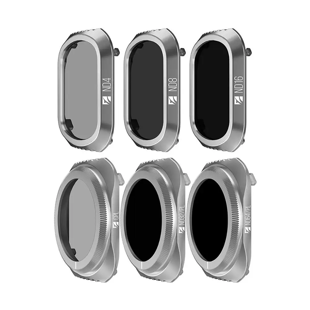 Freewell бюджетный комплект серии E 6 упаковка ND4 ND8 ND16 Cpl ND32/PL ND64/PL фильтры для камеры