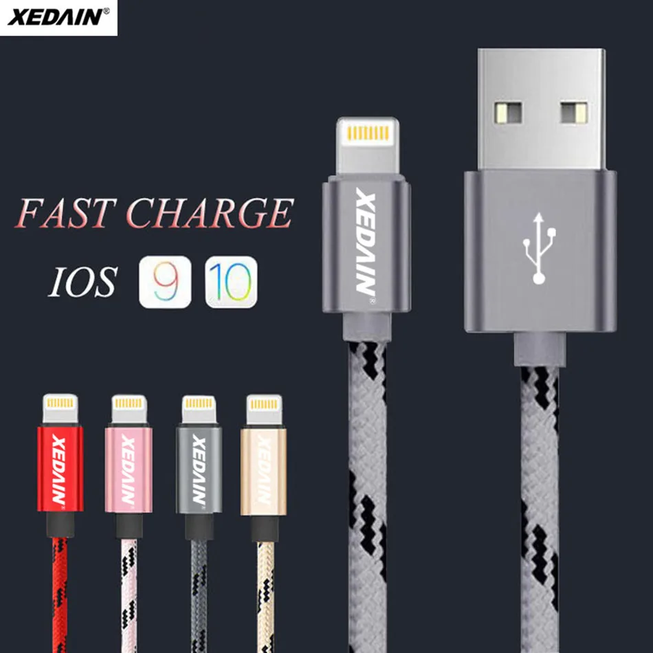 Fast-charging-For-IOS-Cable-Braided-Wire-Sync-Data-Phone-Charging-USB-Cable-For-iPhone-7