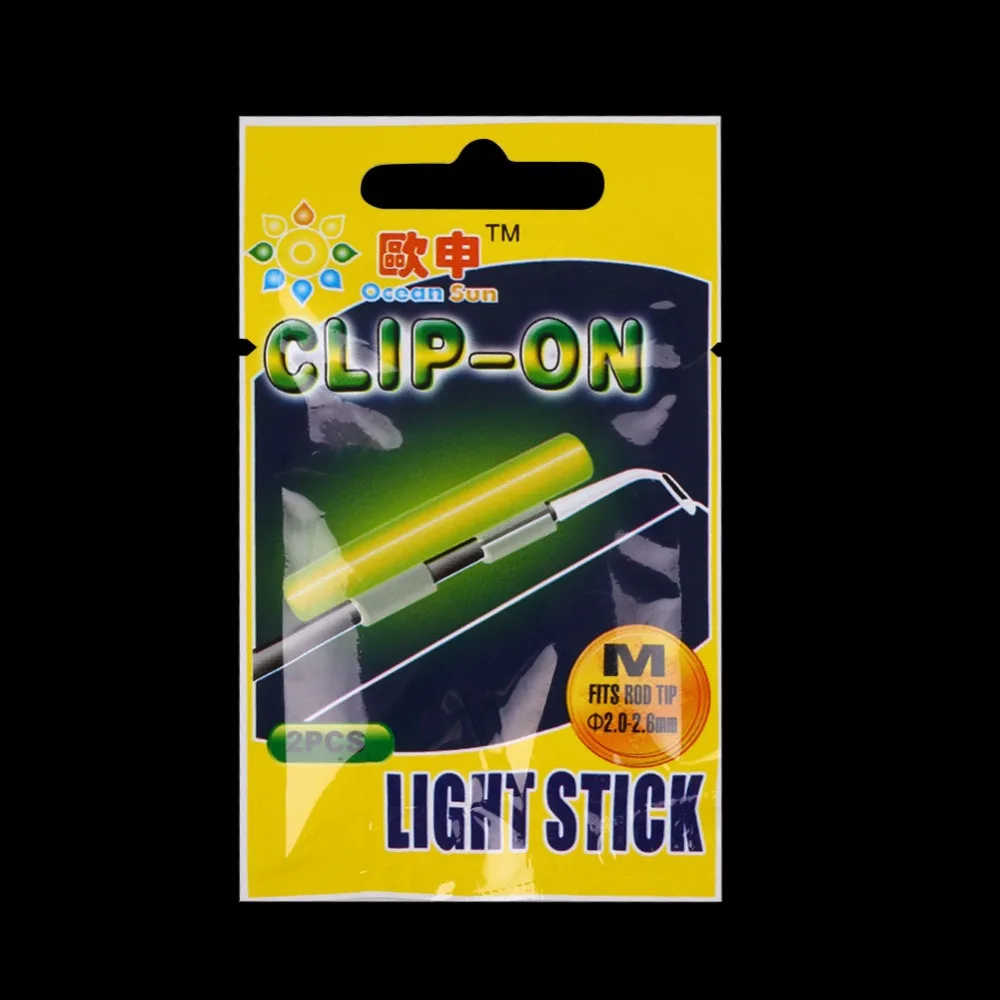 20 قطع الصيد الفلورسنت Lightstick تعويم الظلام الوهج عصا ليلة تعويم قضيب ضوء الصيد معالجة 4 أحجام قضيب القطر
