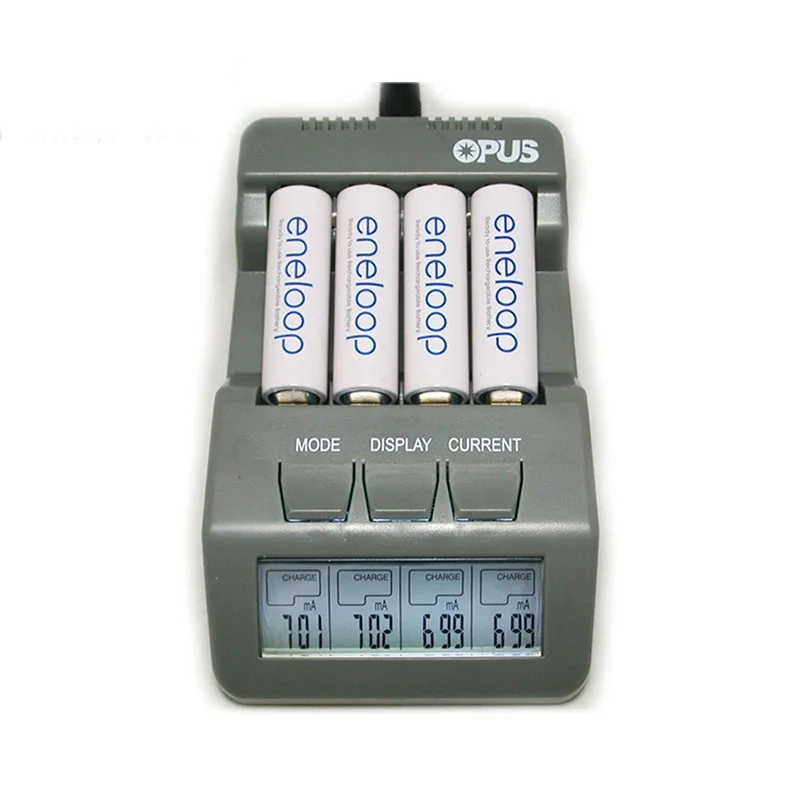 

Original BT-C700 Battery Charger NiCd NiMh LED Screen Digital Intelligent AAA AA 4 Slots Battery Charger EU US Adapter Plug