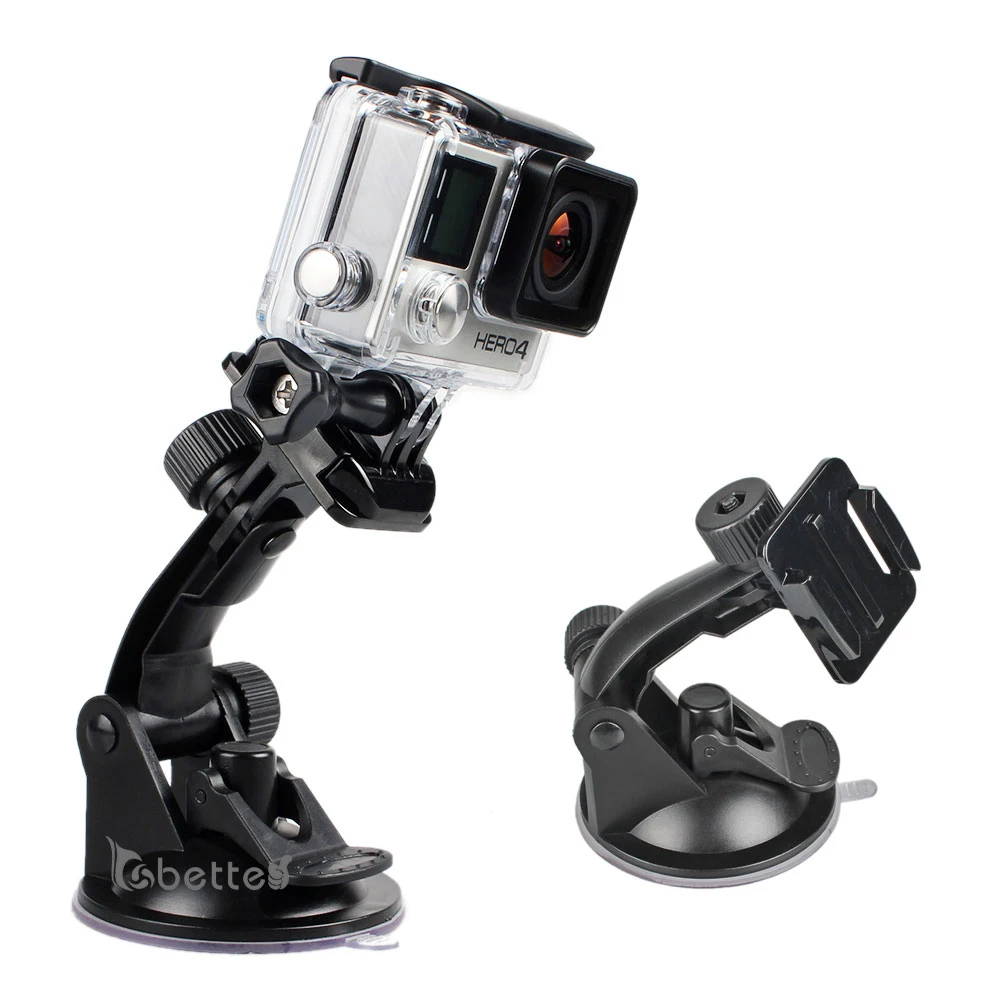 Jullynice Universal Car Suction Cup Adapter Windshield Mount Holder Bracket Action Camera Accessories for Gopro Hero 1 2 3 4 Jullynice Universal Car Suction Cup Adapter Windshield Mount Holder Bracket Action Camera Accessories for Gopro Hero 1 2 3 4