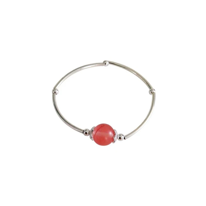 

New fashion jewelry Japan and South Korea simple chain geometry round beads bracelet factory price female jewelry gift wholesale
