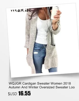 WQJGR 2018 высокое качество осень и зимний свитер Для женщин и пуловеры блесток ногтей жемчужина легко Фонари рукав куртки Для женщин