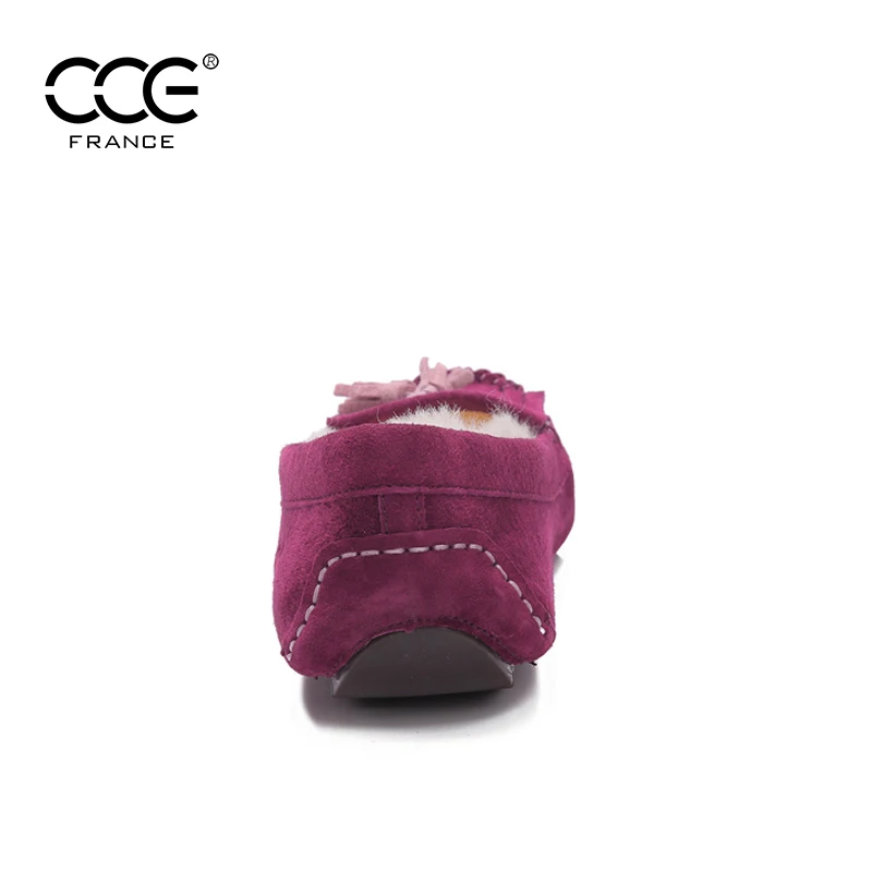 Calidad De Shoes Black gt; Oveja blue Alta 5478 Pura La 2016 Mocasines Guisantes Cce Gamuza Piel Caliente Envío Mantener rose Lana maroon Cuero Mujeres Moda Red Holgazanes XBIqn