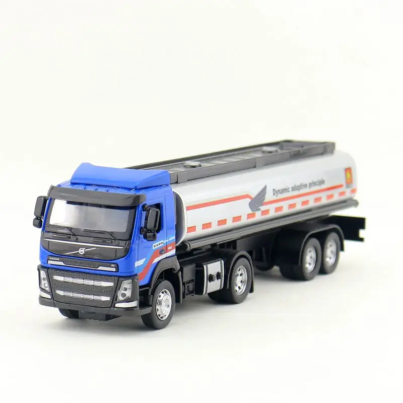 

Free Shipping/1:50 Scale/Diecast Model/Volvo Fuel Tank Truck/Engineering Car/Sound & Light/Educational Collection/Gift/Children