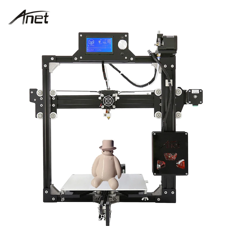 Anet A2 Reprap Prusa i3 3D Printer DIY Kit High Precision Aluminum Frame Big Print Size Desktop Printer Gift Filament SD Card Anet A2 Reprap Prusa i3 3D Printer DIY Kit High Precision Aluminum Frame Big Print Size Desktop Printer Gift Filament SD Card